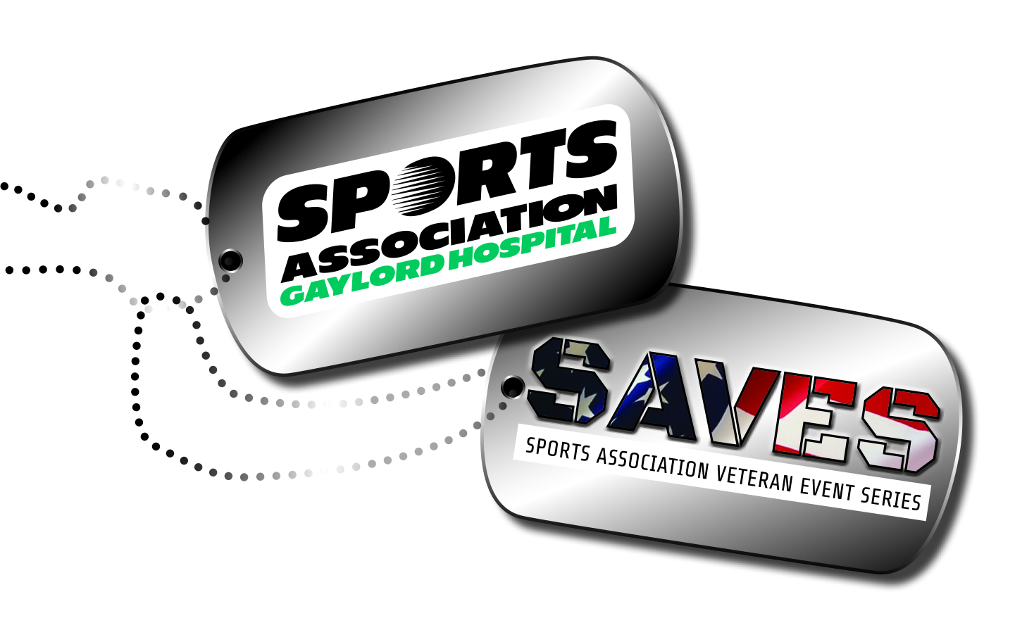 Sports Association logo and SAVES logo